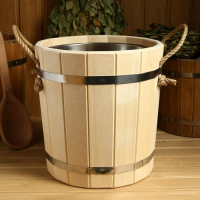 Запарник из липы, 15л, нержавеющая вставка Запарник из липы, 15л, нержавеющая вставка