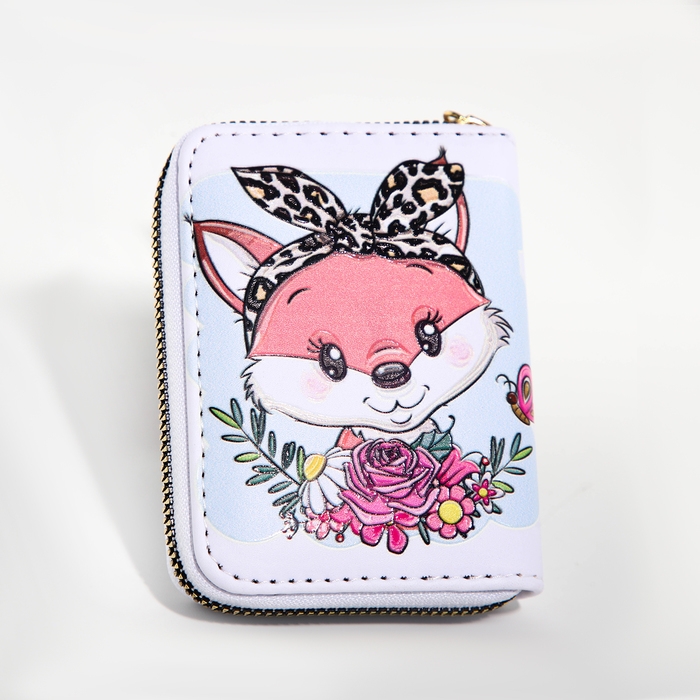 Кошелёк на молнии Кошелёк на молнии "Выбражулька", цвет белый