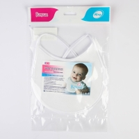 Нагрудник детский 18х18 см., микрофибра с ПВХ  покрытием &laquo;Витоша&raquo;, белый