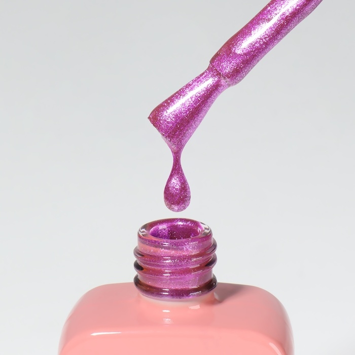 Гель лак для ногтей &laquo;CAT`S EYE NEON&raquo;, 3-х фазный, 10 мл, LED/UV, цвет сиреневый (47)