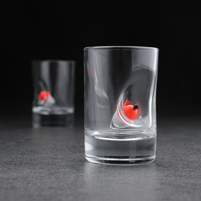 Стопки Стопки "Непробиваемая", с поплавком, 50 мл, 2 шт.