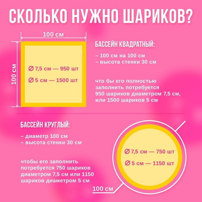 Шарики для сухого бассейна с рисунком &laquo;Флуоресцентные&raquo;, диаметр шара 7,5 см, набор 30 штук, цвет оранжевый, розовый, лимонный