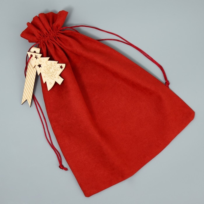 Мешок подарочный &laquo;С Новым Счастьем!&raquo;, 30 х 40 см +/- 1.5 см, Новый год