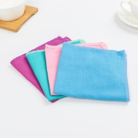 Салфетка для уборки Доляна, для стёкол и зеркал, 30&times;30 см, цвет МИКС