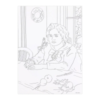 Раскраска акварелью с красками &laquo;Мои первые эскизы&raquo;, А4