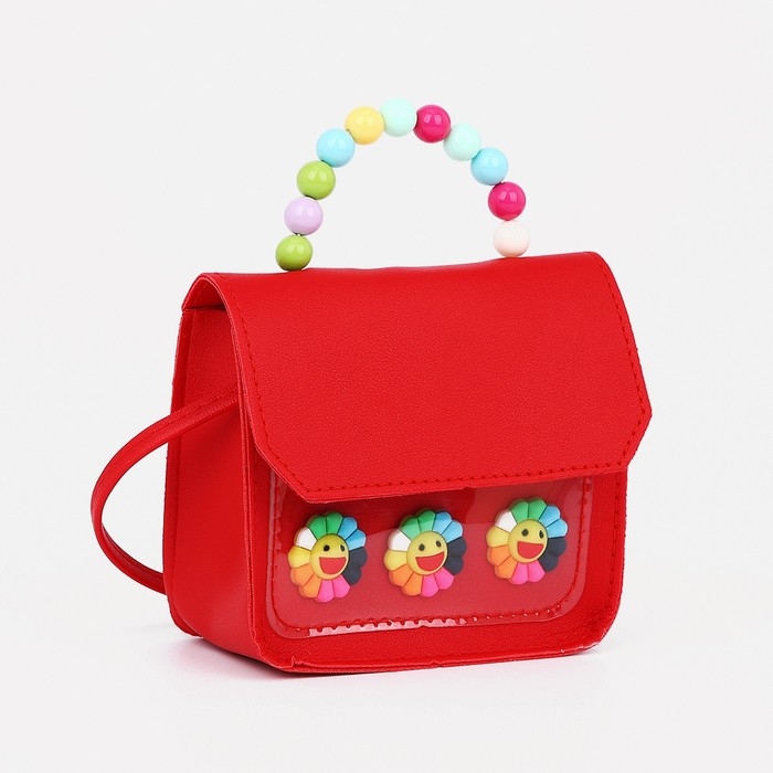 Сумка детская для девочки на магните, цвет красный Сумка детская для девочки на магните, цвет красный
