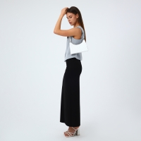 Сумка-багет на молнии, цвет белый Сумка-багет на молнии, цвет белый