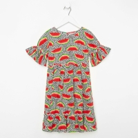 Платье для девочки, цвет серый, рост 104 см Платье для девочки, цвет серый, рост 104 см