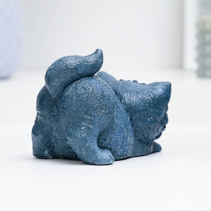 Фигура "Котенок с бантом" 12х8х8см