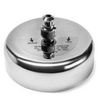 Настенная сушилка для белья ТУНДРА, стальной вытяжной трос 2.8 м. нагрузка до 5 кг.