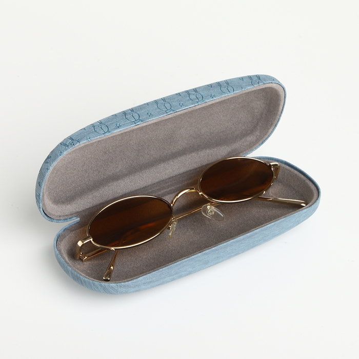 Футляр для очков на хлопушке &laquo;Выбражулька&raquo;, длина 16 см, цвет голубой