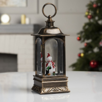 Светодиодная фигура &laquo;Снеговик и пингвин&raquo; 9 &times; 23 &times; 9 см, пластик, батарейки ААх3 (не в комплекте), USB, свечение тёплое белое