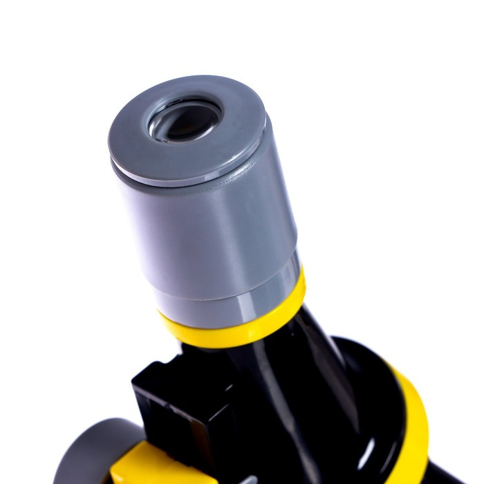 Микроскоп детский &laquo;Юный ботаник&raquo; кратность х100, х400, х1200, желтый, подсветка