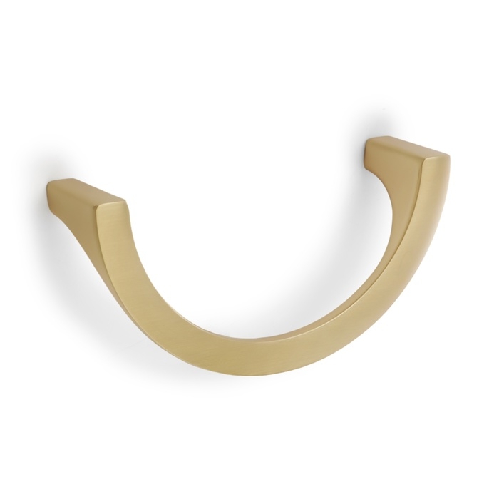 Ручка скоба CAPPIO полукруг, алюминий, м/о 96 мм, цвет сат. золото