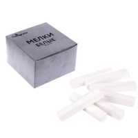 Мелки белые Calligrata, в наборе 100 штук, квадратные Мелки белые Calligrata, в наборе 100 штук, квадратные