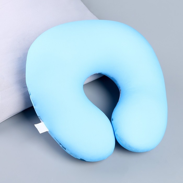 Подушка для путешествий антистресс &laquo;Котик в костюме акулы&raquo;