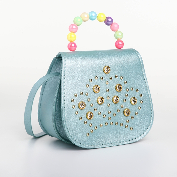 Сумка детская для девочки на молнии &laquo;Выбражулька&raquo;, цвет бирюзовый