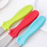 Кондитерская лопатка - палетка прямая, 27&times;3 см, рабочая часть 15 см, цвет чёрный