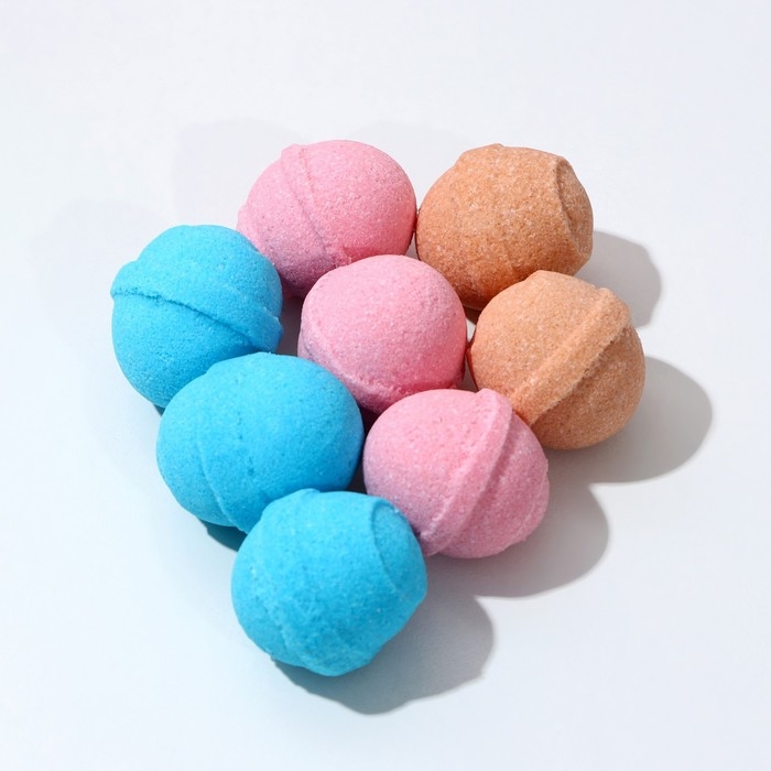 Подарочный набор косметики &laquo;С Новым Годом!&raquo;, бомбочки для ванны, 8 х 20 г, ЧИСТОЕ СЧАСТЬЕ