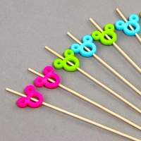 Шпажки деревянные &laquo;Мышонок&raquo;, 12 см, набор 12 шт.