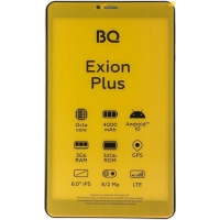 Планшет BQ-8077L Exion Plus, 8", IPS, 1280x800, 1.6 ГГц, 3+32 Гб, 2+8 МП, золотистый