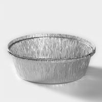 Набор форм из фольги для выпечки и запекания Доляна, 1,4 л, d=20,7 см, 2 шт Набор форм из фольги для выпечки и запекания Доляна, 1,4 л, d=20,7 см, 2 шт