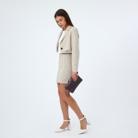 Сумка-клатч на магните, длинный ремень, цвет фиолетовый Сумка-клатч на магните, длинный ремень, цвет фиолетовый