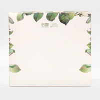 Коробка кондитерская с PVC-крышкой, упаковка, &laquo;Цветы&raquo;, 25 х 22,5 х 10 см