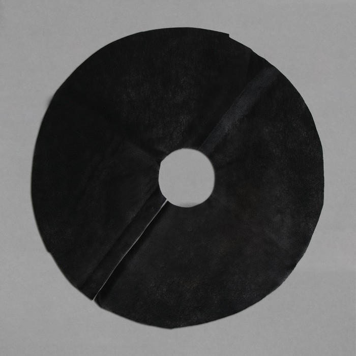 Круг приствольный, d = 0,4 м, плотность 60 г/м&sup2;, спанбонд с УФ-стабилизатором, набор 5 шт., чёрный, Greengo, Эконом 20%