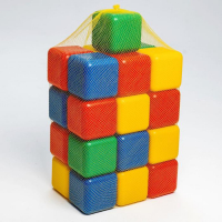 Набор цветных кубиков, 25 штук, 12 &times; 12 см
