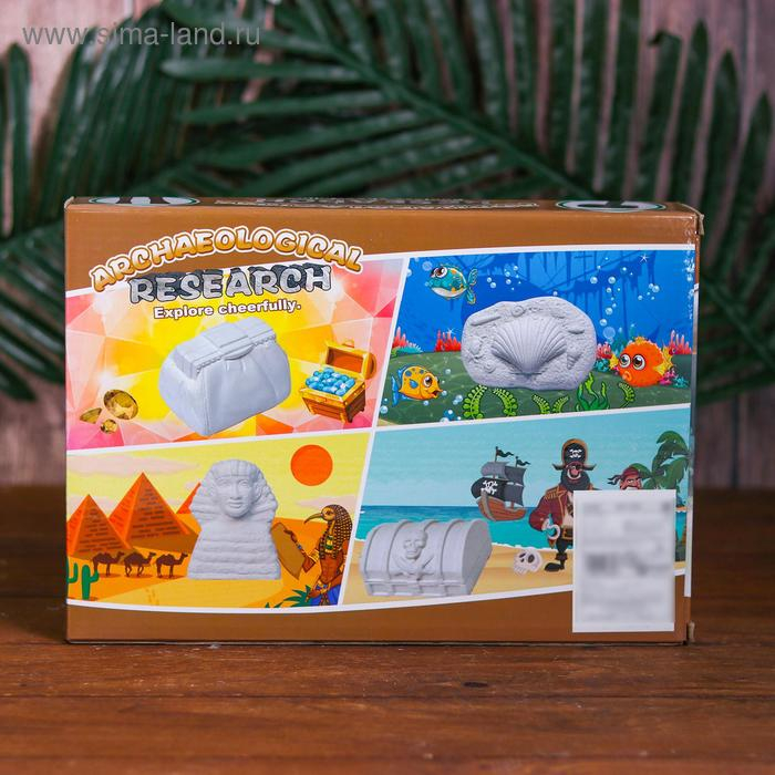 Набор археолога &laquo;Древний Египет&raquo;, серия: 4 брикета, молоток, долото