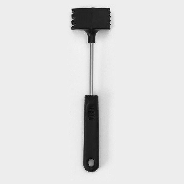 Молоток для мяса Доляна &laquo;Квадрат&raquo;, 25 см, цвет чёрный