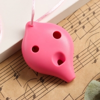 Окарина Music Life 6 отверстий, розовая, 6,7 х 4 х 3,2 см Окарина Music Life 6 отверстий, розовая, 6,7 х 4 х 3,2 см