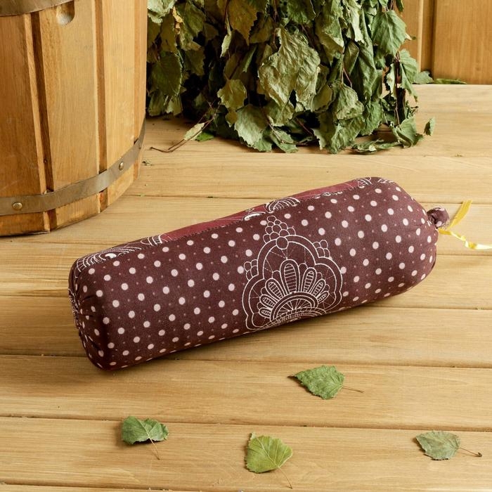 Валик со стружкой можжевельника, сувенирная, 10&times;28 см, микс