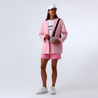 Сумка женская на молнии, TEXTURA, маленький размер, длинный ремень, цвет розовый