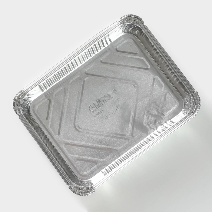 Форма из фольги для выпечки и запекания Доляна, 1,1 л, 225&times;175&times;35 мм, 2 шт/уп