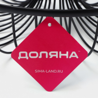 Фруктовница Доляна &laquo;Эстетика&raquo;, 33&times;33&times;30,5 см, цвет чёрный