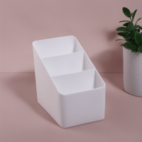 Органайзер для хранения &laquo;WHITE&raquo;, 3 секции, 14,5 &times; 9 &times; 13 см, цвет белый