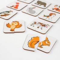 Картинки-половинки &laquo;Животные&raquo;