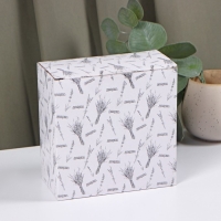 Чайная пара фарфоровая Доляна &laquo;Эвкалипт&raquo;, 2 предмета: чашка 280 мл, блюдце d=15 см