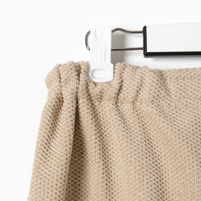 Полотенце для бани Этель, цв. бежевый, муж. килт 75х150 см, 100% полиэстер, 300 г/м2