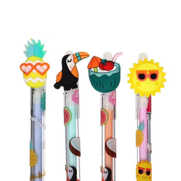 Ручка гелевая-прикол Ручка гелевая-прикол "Лето", МИКС