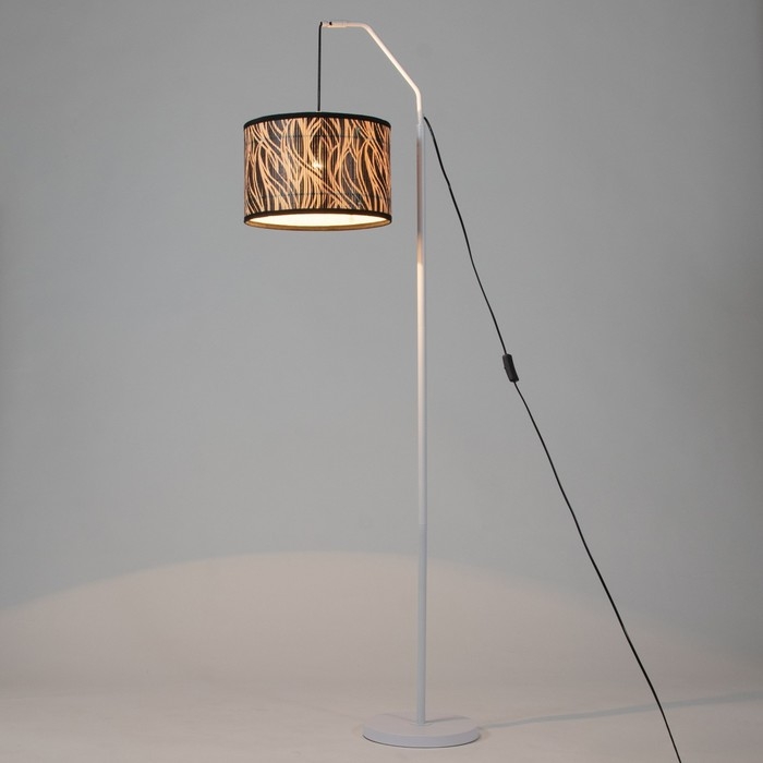 Торшер "Лайнер зебра" Е27 40Вт белый 22х22х155см   МОДЕЛЬ F761TT-1006