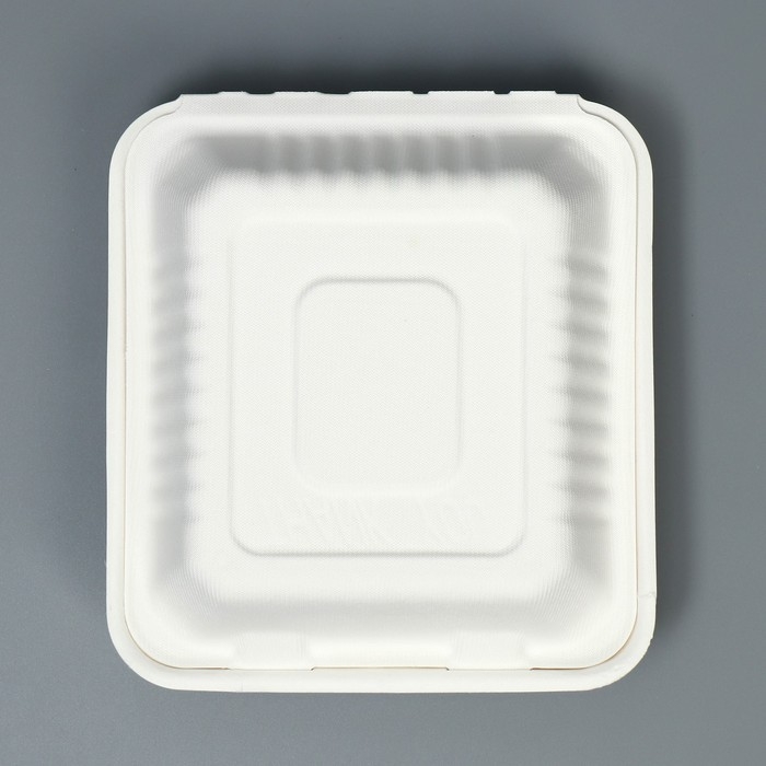 Коробка для бенто-торта с вилкой, кондитерская подарочная упаковка, &laquo;Спасибо&raquo;, 21 х 20 х 7,5 см