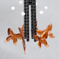 Музыка ветра металл "Бабочки" 4 трубочки 7 бабочек 59 см Музыка ветра металл "Бабочки" 4 трубочки 7 бабочек 59 см