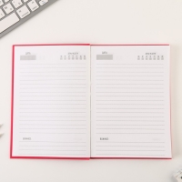 Ежедневник в твердой обложке А5, 80 листов &laquo;Котик. Серия для тех у кого лапки&raquo;