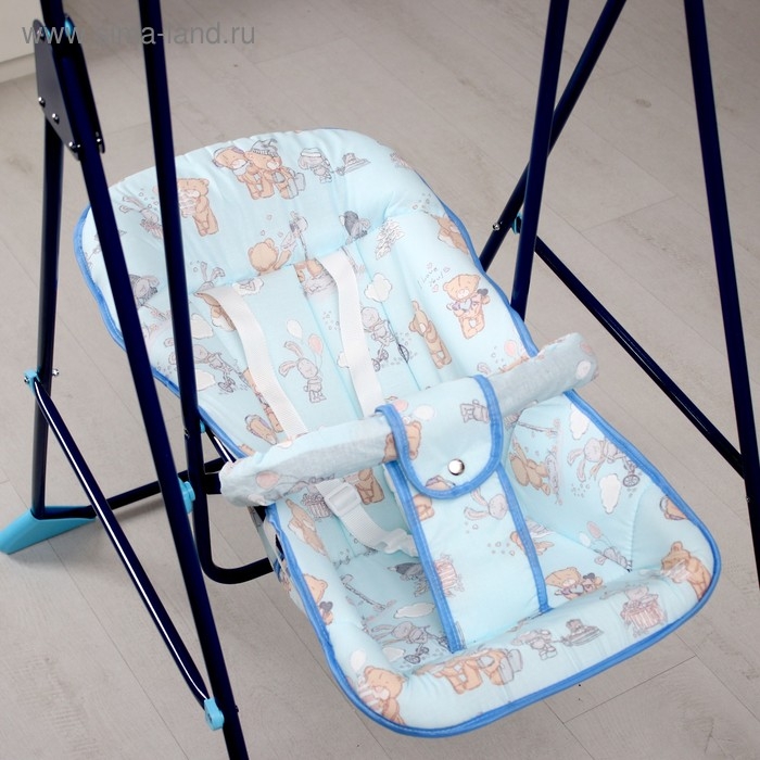 Качели детские напольные «Ветерок-Люкс», синий рисунок МИКС Качели детские напольные «Ветерок-Люкс», синий рисунок МИКС