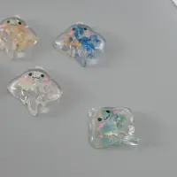 Подвеска для творчества акрил "Морской скат" светится в темноте МИКС 3х2,8х0,8 см