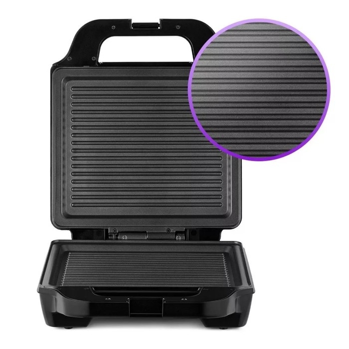 Бутербродница Kitfort КТ-3663, 1400 Вт, антипригарное покрытие, чёрная Бутербродница Kitfort КТ-3663, 1400 Вт, антипригарное покрытие, чёрная