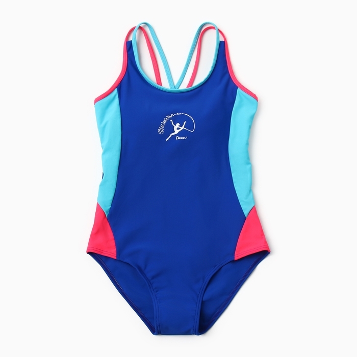 Купальник слитный для девочек, цвет синий, рост 146-152 см Купальник слитный для девочек, цвет синий, рост 146-152 см